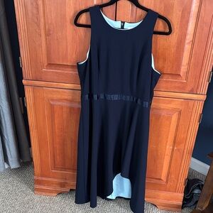 Calvin Klein Navy Blue Sleeveless Dress